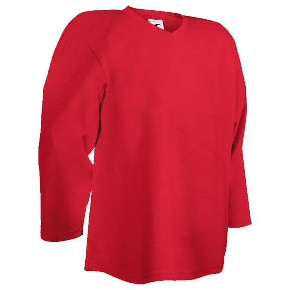 PEARSOX 100 Denier Blank Polyester Hockey Jersey - Scarlet (Adult Goalie)