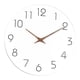 thumbnail image 4 of Reloj de Pared Digital Redondo, Decoración Arte de La Pared Decoración Colgante Silencioso Sin Tictac 10 Pulgadas para El Hogar Granja Hotel Pasillo I Estilo A Sunnimix gran reloj de pared, 4 of 8