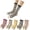Color1_5pcs, variant on Striped Socks for Teen Girl Women 5 Pairs Dopamine Dressing Checkered Pattern Cotton Fashion Crew Sock