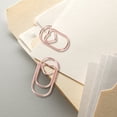 thumbnail image 5 of FRCOLOR clips small 100Pcs Mini Paper Clips Document Multi-use Paper Clips Metal Craft Clips Decorative Clips,0.79"X0.35"X0.04", 5 of 5