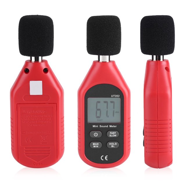 Sound Meter - Mini Digital Sound Meter Noise Decibel Monitoring Tester Tool