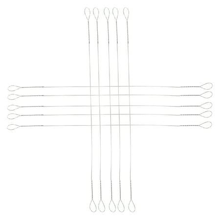 OULII Replacement Butter Slicer Wire Stainless Steel Silver 10Pcs