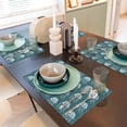 thumbnail image 6 of Placemats Set Of 4 / 6, Cute Green Jellyfish Placemats For Dining Table Indoor/Outdoors Heat Resistant Washable Placemats 18" X 12", 6 of 8