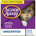 Scoop Away Super Clump Clumping Cat Litter, Unscented, 25 lbs