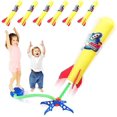 thumbnail image 1 of Lanzadores de cohetes para niños con 6 cohetes de espuma, actividades de verano al aire libre para jugar al aire libre, regalos de juguetes para niños y niñas de 2, 3, 4, 5, 6, 7, 8 y más brillar Electrónica, 1 of 5