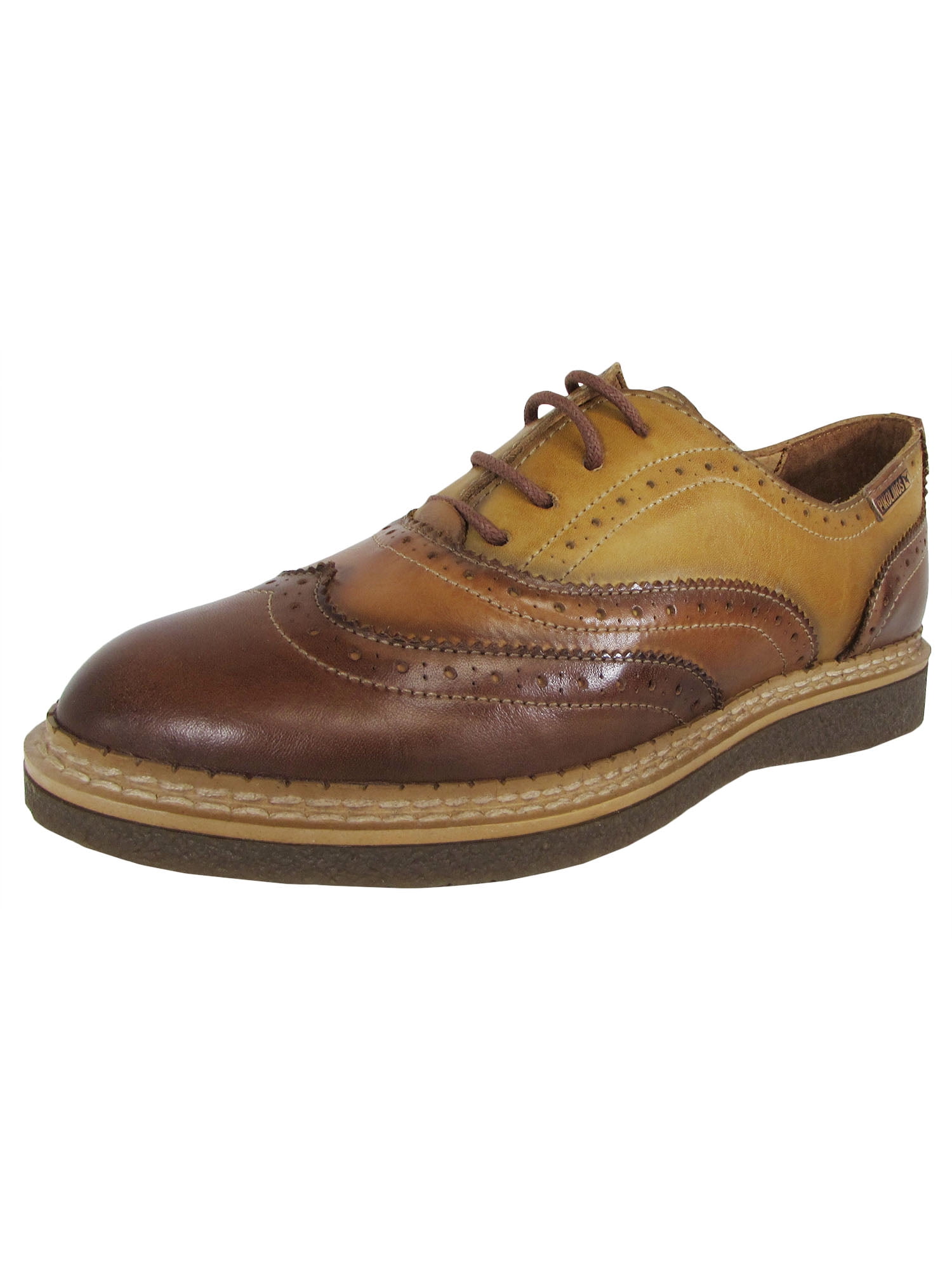 Pikolinos - Pikolinos Womens Burnaby W8D-4532 Oxford Shoes, Cuero/Brandy, 35 EU / 4.5-5 US