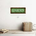 thumbnail image 2 of Framed Garden 4"x12" Metal Sign, Wall Décor for Porch, Patio, and Deck, 2 of 4