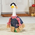 thumbnail image 5 of Gaggleville Scarecrow Goose Outfit, Fits Large 23" H Statue by Fox Valley Traders, 5 of 6
