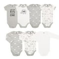 thumbnail image 4 of The Peanutshell Newborn Baby Layette Gift Set for Boys and Girls, Shower Gift Essentials, Grey Sleepy Elephants, 4 of 7