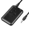 thumbnail image 4 of Transceptor Bluetooth De 3,5 Mm Transmisor Y Receptor De Audio Inalámbrico Para Teléfonos Móviles Tabletas Consolas De Juegos Auriculares Altavoces Negro 2 En 1 Advancent EL011579-00, 4 of 5