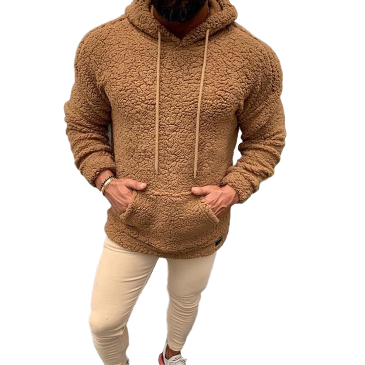 plush pullover hoodie