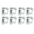 thumbnail image 2 of Truck Bed Clamps, Black Rustproof High Strength Truck  Clamps Heavy Duty Design 16Pcs  For Pickup Ladder Rack Canopy Silver, 2 of 8