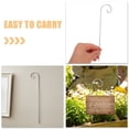 thumbnail image 6 of WEUVEB Metal Lantern Hook Shepherd Hook 10Pcs for Outdoor Garden Decorations, 6 of 8
