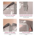 thumbnail image 4 of Heavy-Duty Waterproof Storage Bag - Extra-Large Moving Organizer with Reinforced Zippers for Bedding & Clothes, 4 of 6