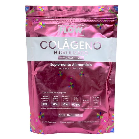 Colágeno Hidrolizado Mangostán 500 grs Tamarindo Flow FLOW FLOWCOLAGENOMANGOSTAN