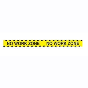 No Work Zone Party Tape - No Work Zone Party Tape