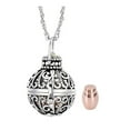 thumbnail image 1 of Collar de urna hueca de Acero inoxidable Perfecl con frasco para cenizas de mascotas, 1 of 7