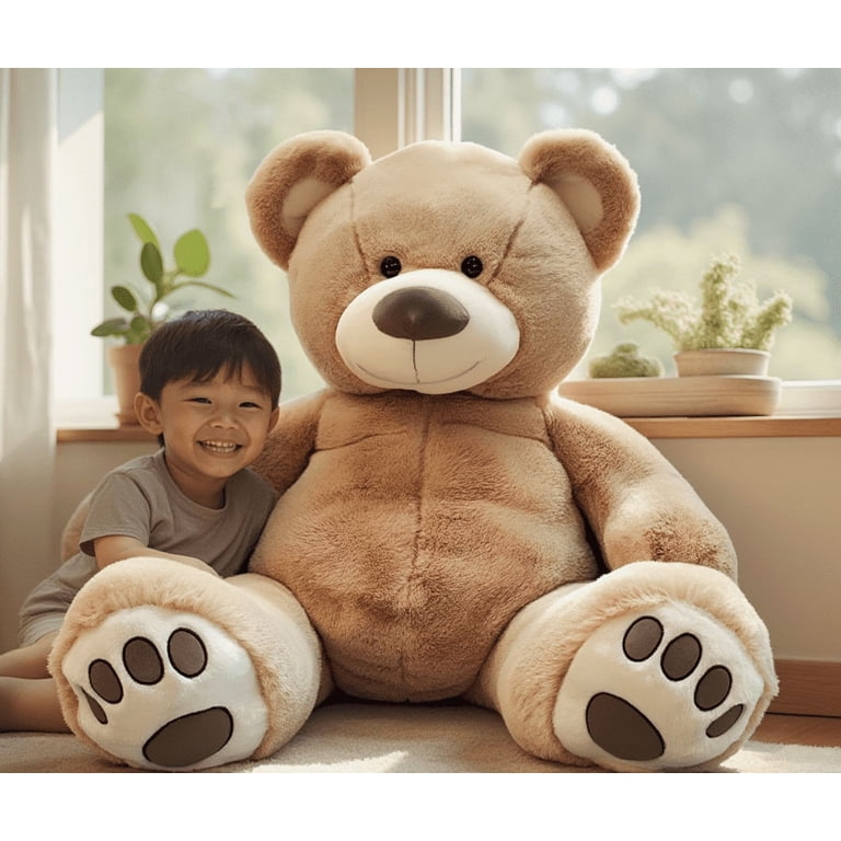 Anico Jumbo 5 Foot Tall Life Sized Oversized Big Plush Teddy Bear