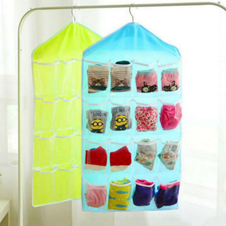 3 Shelf Hanging Storage Bag For Toys Net Kids Bedroom Wall Door
