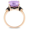 thumbnail image 4 of Everly Women's Amethyst and Sapphire Rose Gold Plated Ring, 4 of 8
