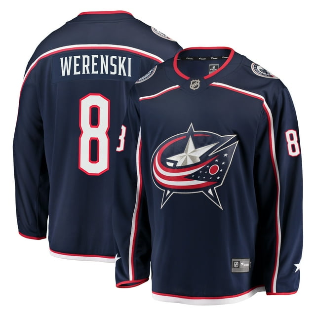 Zach Werenski Columbus Blue Jackets NHL Fanatics Chandail Domicile Breakaway, XX-Grand