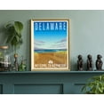 thumbnail image 3 of Pera Print Retro Style Travel Poster, Delaware, Vintage Rustic Poster Print, Home Office wall Decoration, Delaware State Map Poster, Unframed Poster Print - 12*18 inches, 3 of 4