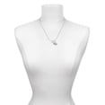 thumbnail image 3 of Delight Jewelry Silvertone Mini Dog Bone with Heart Mother & Daughter Heart Necklaces (Set of 2), 19"+2", 3 of 4