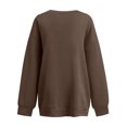 thumbnail image 5 of Sudadera para mujer Sudaderas de cuello redondo Festival Moda Otoño Impreso Blusa de manga larga suelta Casual Pullover Tops Sudadera Odeerbi ODB-5, 5 of 5