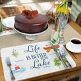 thumbnail image 4 of CounterArt "Lake Living" 4-Pack Reversible Plastic Tabletop Placemats, 4 of 7