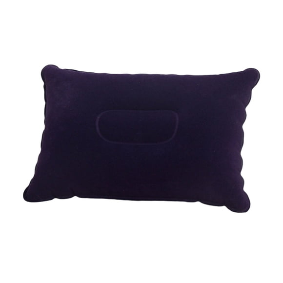 Almohada inflable, almohada de camping, superficie aterciopelada, cojín inflable para viajes, senderismo, playa, actividades al aire libre, pesca, plegable, portátil, ligera, de material