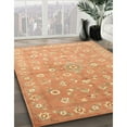 thumbnail image 3 of Ahgly Company Machine Washable Indoor Rectangle Contemporary Pumpkin Orange Area Rugs, 8' x 10', 3 of 7