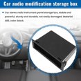 thumbnail image 5 of Car Stereo Radio Dashboard Storage Box Mounting 1Din Pocket Kit Storage Box Accessories Interior for, 5 of 5