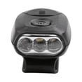 thumbnail image 3 of Lámpara 3 mini faros LED con tapa con clip para pesca deportiva al aire libre (negro), 3 of 5