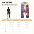 thumbnail image 3 of Fotbe Heart Sky Bird Couple Pantalones de Pijama para Mujer, Pantalones de Dormir, Pantalones Pj con Cordón y Bolsillos-Large, 3 of 6