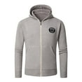 thumbnail image 5 of WREESH Men's Knitted Hooded Cardigan Winter Sweater, Long Sleeve Open Front Coat with Pocket Design, 5 of 8
