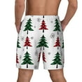 thumbnail image 4 of Goofa Buffalo Plaid Christmas Trees Printed Men's Swim Trunks Board Shorts Quick Dry Mens Swimming Trunks with Compression Liner,Breathable Fit Hawaii Beach Shorts-XX-Large, 4 of 9