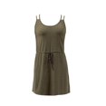 thumbnail image 1 of Ropa Playa Ocean Pacific para Mujer Vestido Eyelet Sin Manga Tirante Cruzado Verde Talla G, 1 of 4