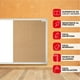 thumbnail image 3 of Pizarrón Mixto Alfra White Star 60x90, 3 of 5