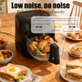thumbnail image 2 of Versatile 6-in-1 Glass  Fryer and Toaster Oven, 4.7QT Family-Sized Capacity with Digital Display, 2 of 6