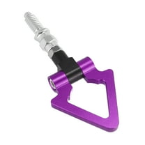 Car Racing Front Rear Bumper Screw on Tow Hook Trailer Triangle Ring for BMW 3 5 7 Series Z3 Z4 for Mini Cooper Purple