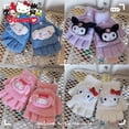 thumbnail image 3 of Sanrio-guantes de punto Kuromi Hello Kitty Melody Flip Cover, estudiante, escritura, peluche suave, oficina, pantalla táctil, regalo femenino, 3 of 4