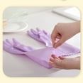 thumbnail image 6 of geerera Rubber Cleaning Gloves,Housework Gloves, Reusable, Non-Slip, Water Resistant Household Gloves,Long-lasting,11.8inch, 6 of 9