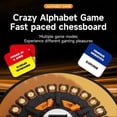 thumbnail image 3 of Alphabet Chessboard Game, Fast-Paced Word Game, Interactive Family Board Game Alphabet Card Game for Kids Adults, 3 of 5