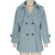 thumbnail image 4 of Ailaofu Women's Solid Color Lapel Double-Breasted Belted Long-Sleeved Street Style Trench Coat, 4 of 7