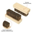 thumbnail image 3 of Uxcell Horsehair Shoes Brush, Square Handheld Polish Daubers for Leather Boots Cloth 2Pack, 3 of 5