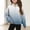 Blue, variant on Loopsun Toddler Girls Sweatshirts, Kids Half Zip Crewneck Long Sleeve Pullover Crop Fleece Sweatshirts Blue,5-6 Years