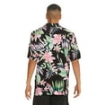 thumbnail image 4 of No Boundaries Men's Print Button Up Shirt with Short Sleeves, Sizes XS-3XL, 4 of 5