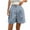 Light Blue, variant on Dvprdro Womens Summer Shorts Casual Comfy Solid Elastic Waist Beach Shorts with Pockets