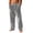 Grey, variant on Men's Velvet Plush Warm Pajama Pants Fluffy Soft Sleepwear Solid Color Homewear Yellow XL