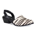 thumbnail image 2 of Diba True Womens Pri Ority Zebra Slingback  Flats Casual Shoes, 2 of 5